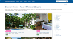 Desktop Screenshot of discoverymexico.com